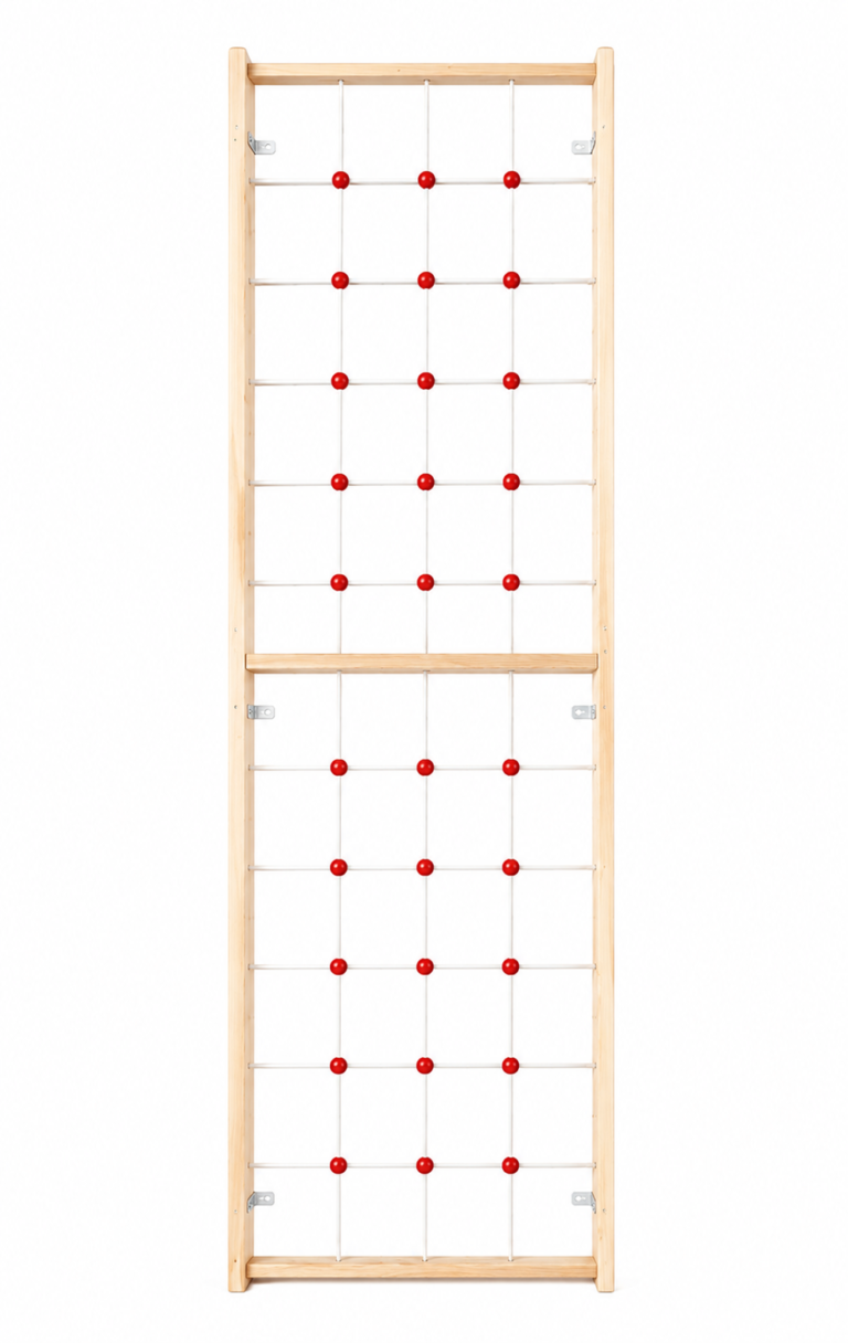 vertical rope cargo net climbing wall for kids
