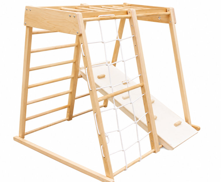 classic wooden rib ladder for kids indoor gym