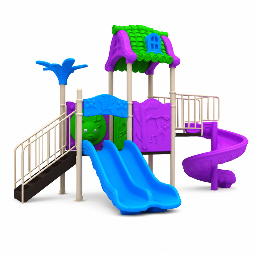 Outdoor Wooden Activity Playset 053
