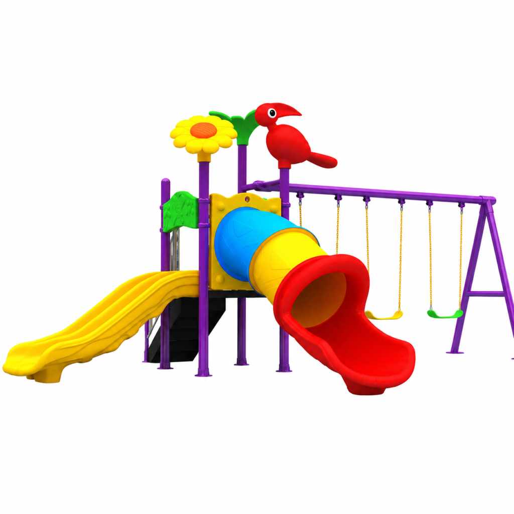 Outdoor Wooden Playground Set 001