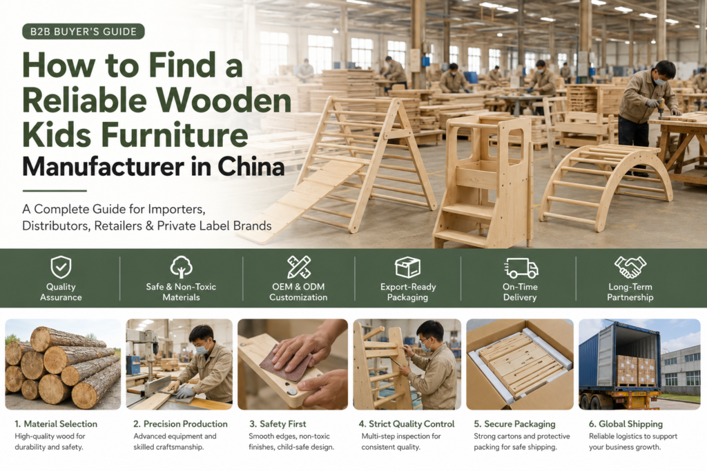 Reliable wooden kids furniture manufacturer in China for B2B buyers