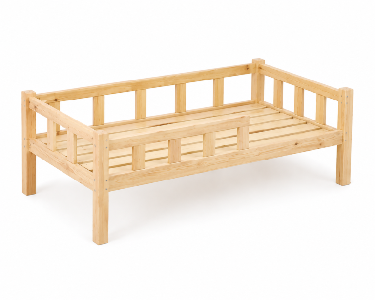 Kids Wooden Toddler Bed