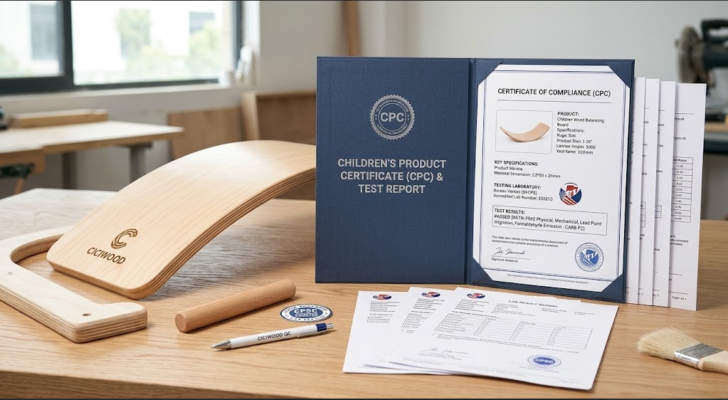 cpc kids wooden furniture quality control and compliance certification
