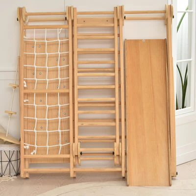 Indoor Wooden Montessori Climbing Gym