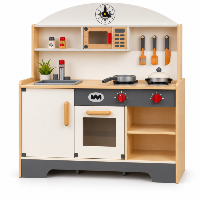 Wooden Kids Play Kitchen