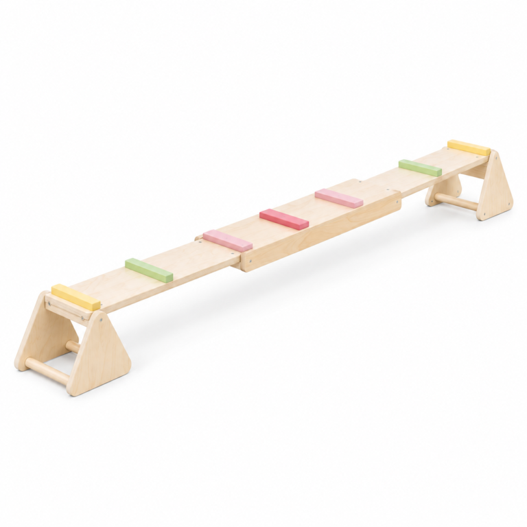 Kids Montessori Wooden Balance Beam Set