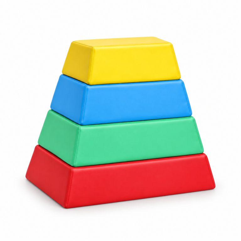4-Tier Soft Padded Vaulting Box