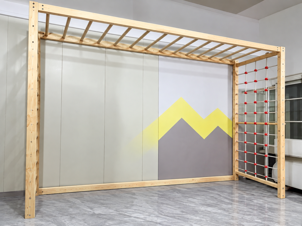 Basic Wooden Climbing Frame