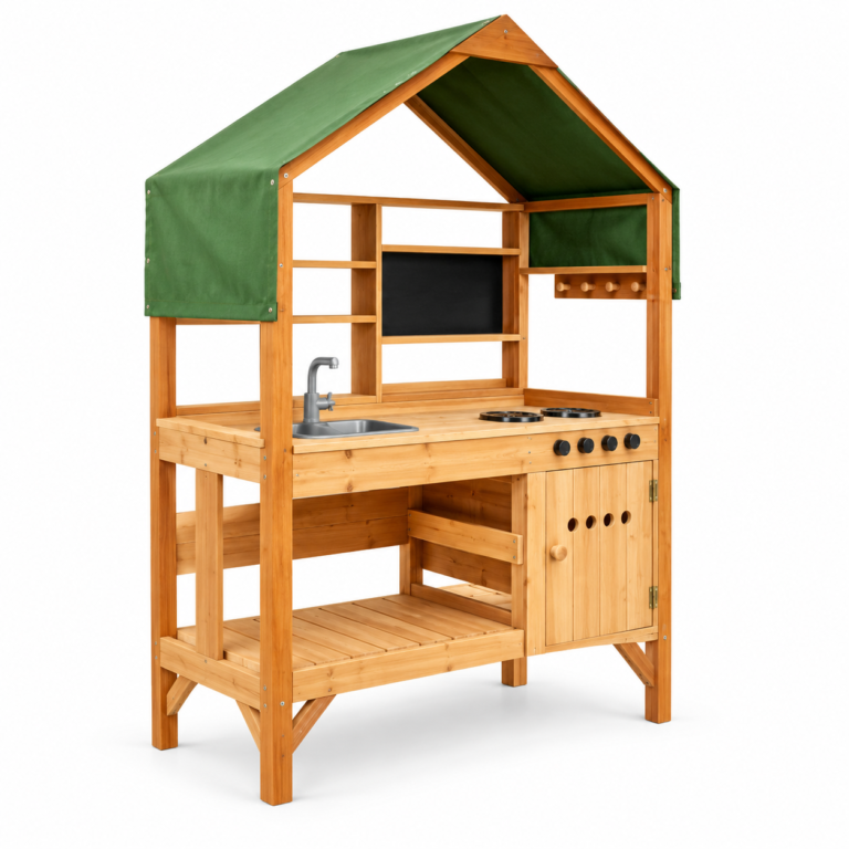 Large Wooden Mud Kitchen House Style