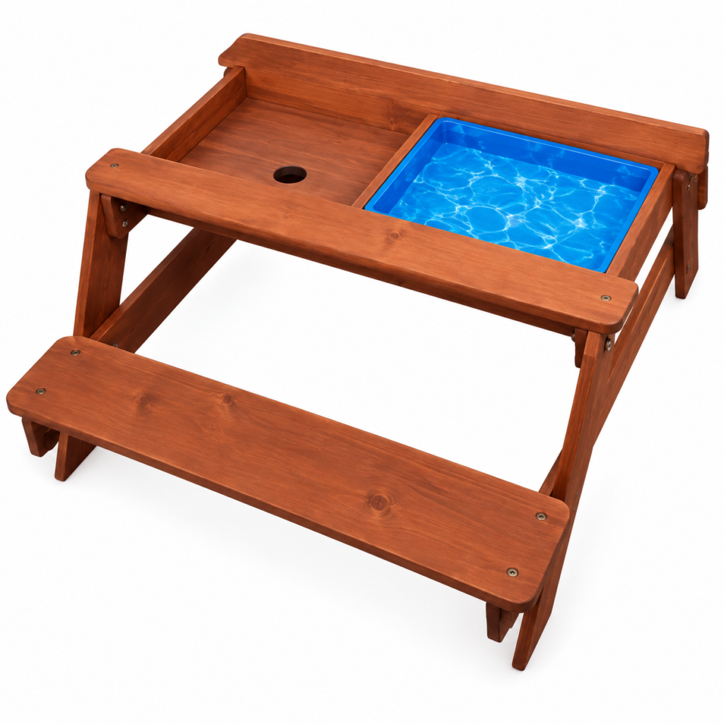 Wooden Indoor Sand and Water Sensory Table— 2026 wooden product catalog