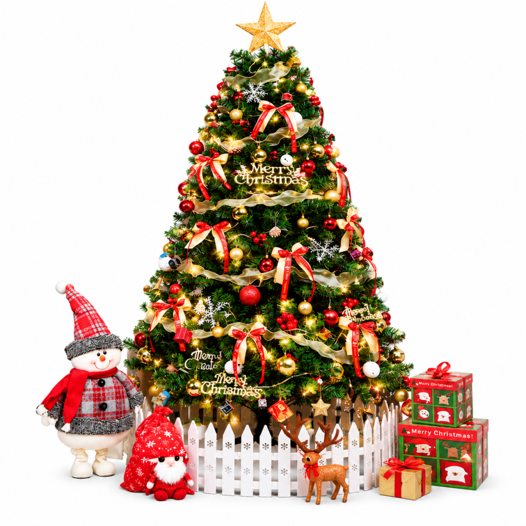Luxury Christmas Tree Decoration Set— 2026 wooden product catalog